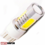   Светодиодная автолампа W21/5W 4 LED HP + линза CREE (2шт.)