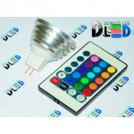   Светодиодная лампа для дома MR16 MULTICOLOR 3W RGB