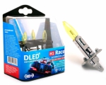  DLED Газонаполненная автомобильная лампа H1 DLED Серия "Racer" 3000K (2шт.)